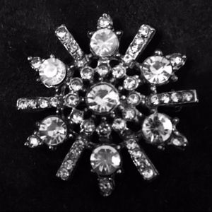 LAST CHANCE! SNOWFLAKE BROOCH (or pendant)